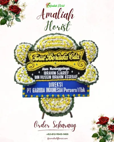Papan Bunga Duka di Libuo