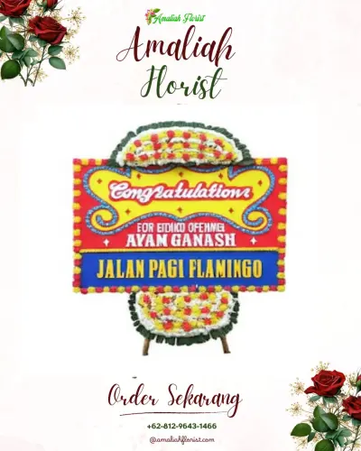 Bunga Papan Congratulation di Libuo